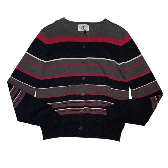 BAHARI GROUP SET VINTAGE 90’s MIDI DRESS WITH CARDIGAN - Picture 10 of 13